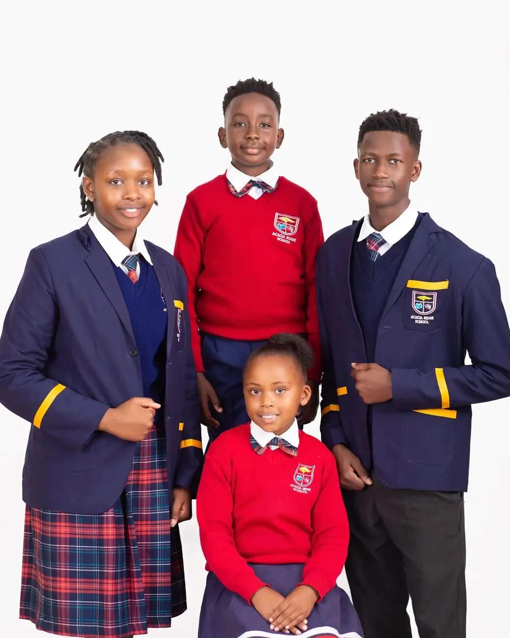 Acacia Ridge pupils in school uniform