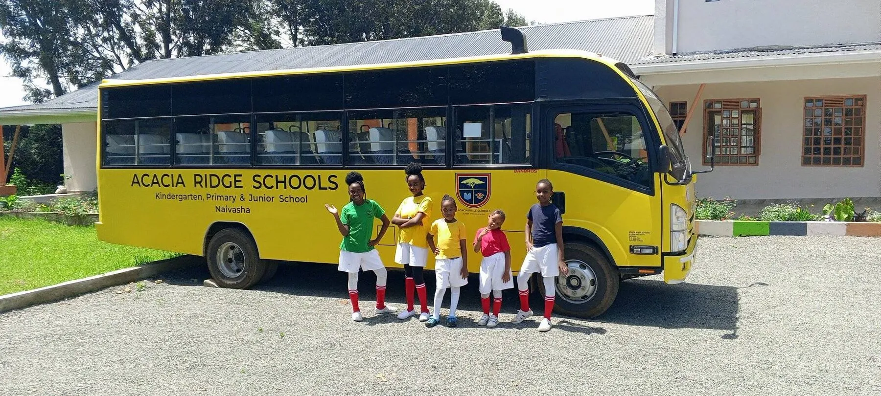 Pupils boarding an Acacia Ridge school bus